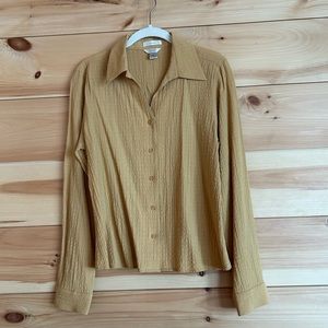 Christopher Banks Rayon Stretch Button up Shirt
